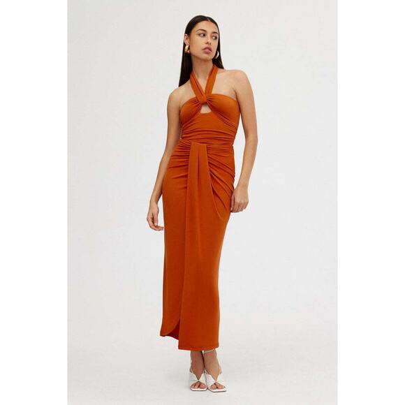 Significant Other Posie Midi Skirt - 2 - Rust
